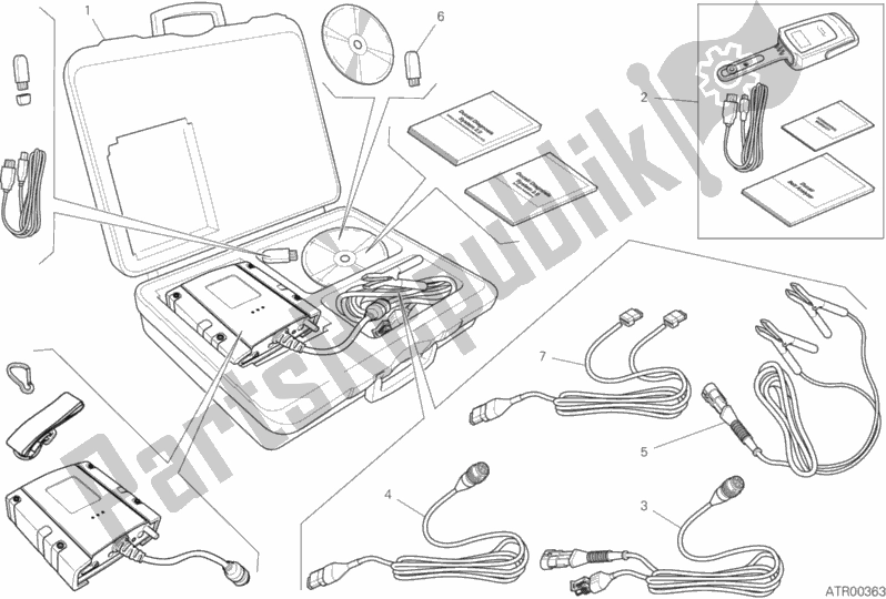 Todas las partes para Probador De Dds (2) de Ducati Scrambler Mach 2. 0 Thailand USA 803 2018